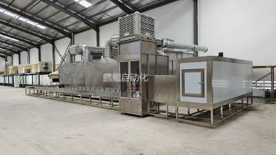 出口印尼锅具喷漆流水线