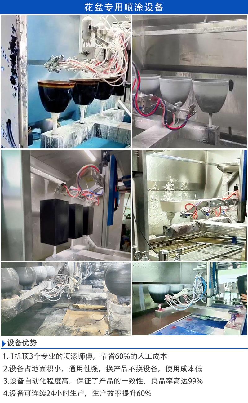 花盆专用喷漆机详情