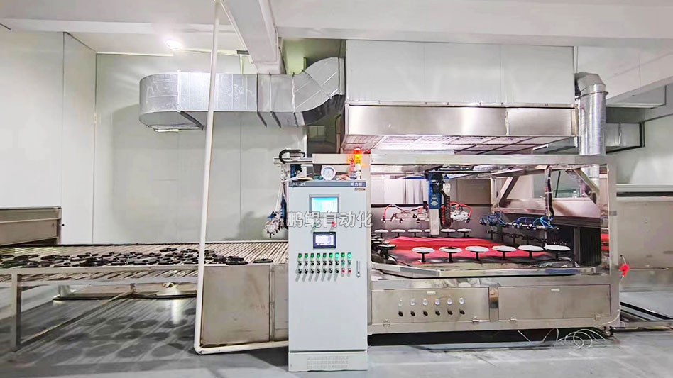 鹏鲲轮毂自动喷涂设备