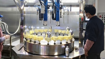 鹏鲲军壶圆盘喷漆机