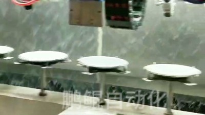 铸铁锅自动喷釉机