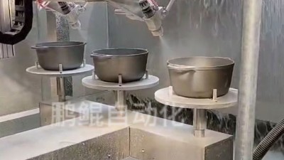 珐琅锅自动喷釉机