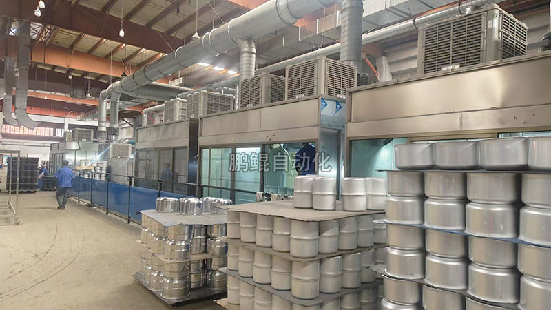 锅具喷烤流水线