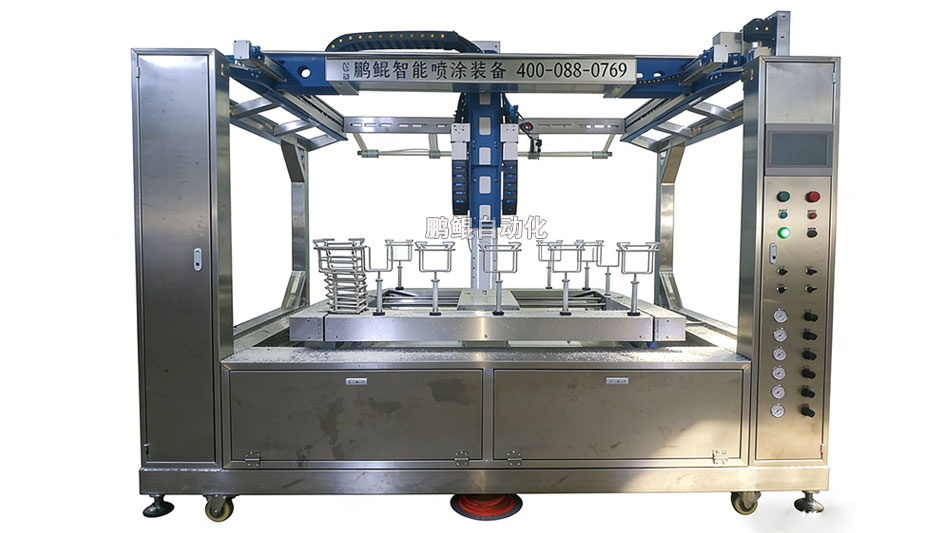 鹏鲲8轴炉架喷涂设备