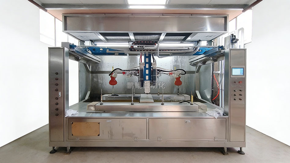 鹏鲲8轴吉他喷漆设备