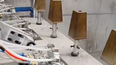 惠州6轴4工位异形沙发脚喷漆机