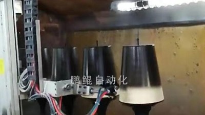 广东江门垃圾桶喷漆机