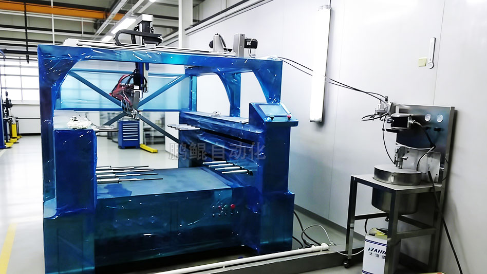 鹏鲲钢琴木制品上下层喷涂设备