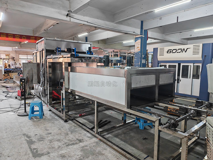 铜棒自动抓取烘烤隧道炉