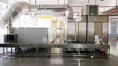 躲避球/海绵球地轨式自动喷烤流水线