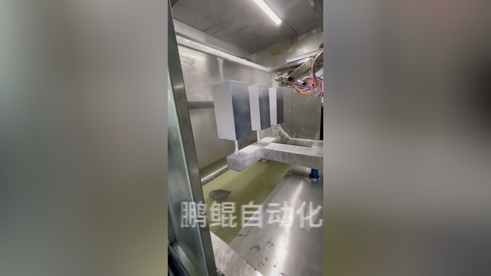 方形工艺品花盆喷涂设备