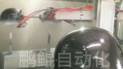 6轴头盔专用喷涂设备