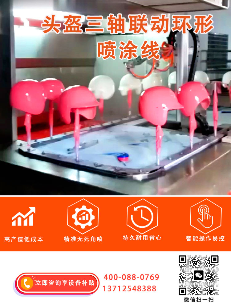 头盔动枪环形线