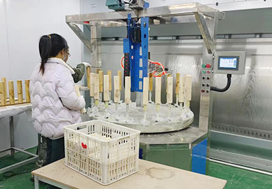 沙发脚喷漆转盘机