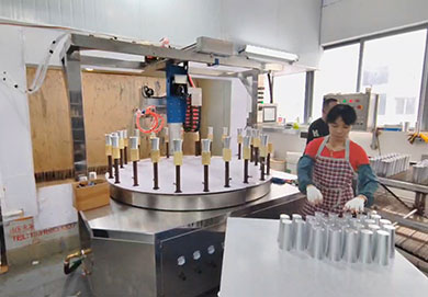 铝杯喷漆转盘机