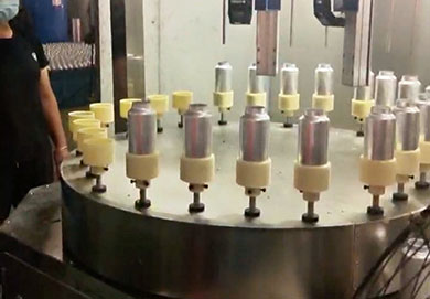 保温杯喷漆转盘机