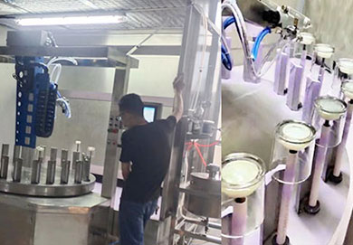 蜡烛杯喷漆转盘机