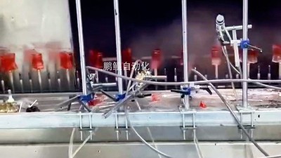 玻璃香水瓶喷漆线