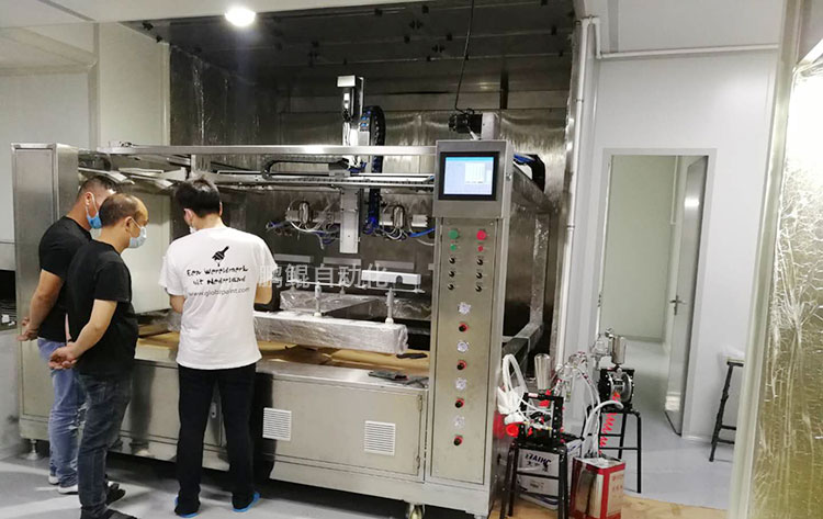 木盒子喷涂设备