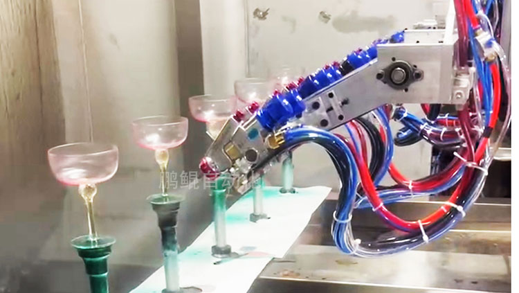 玻璃高脚杯渐变色