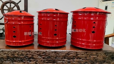 不绣钢烧金桶喷涂搪瓷工艺设备