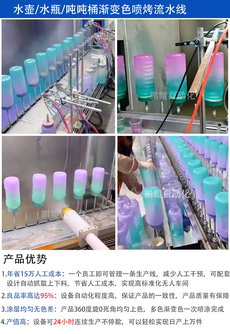 吨吨桶喷喷烤流水线