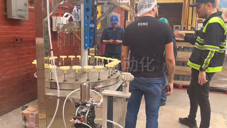 出口墨西哥蜡烛杯转盘喷漆机