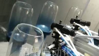 河北沧州玻璃杯渐变色喷漆机