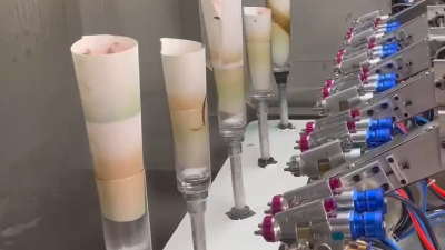 山西普中祁县玻璃杯喷漆机