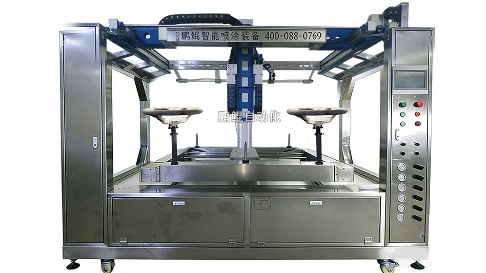 鹏鲲方向盘8轴喷漆机