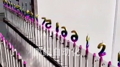 蜡烛工艺品喷烤流水线