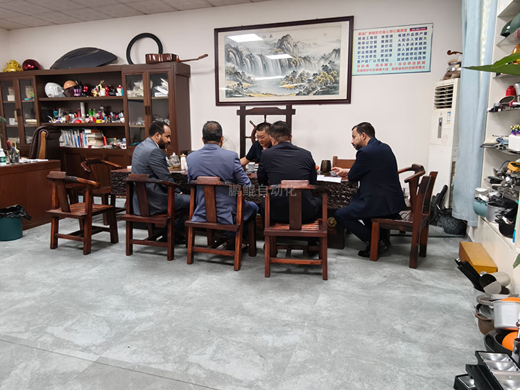 国外客户来厂考察