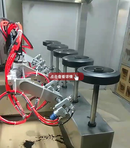 广东佛山脚轮喷漆机