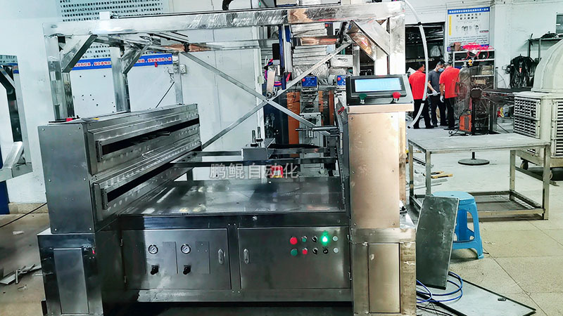 广东江门方宽木架上下层喷漆机