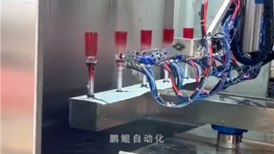 省漆50%+减人4名：鹏鲲自动化玻璃杯喷漆机如何做到？