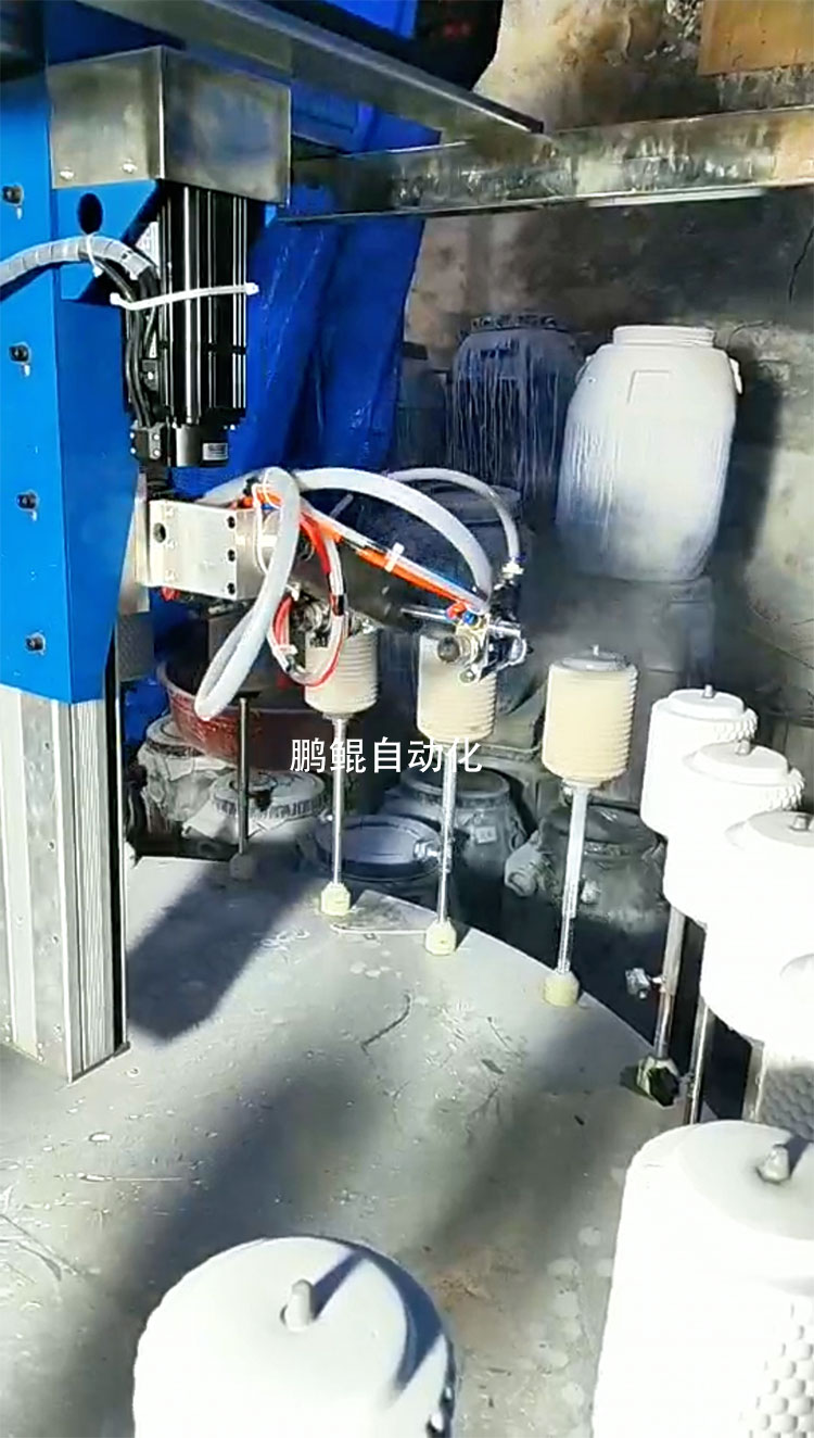 陶瓷花盆自动化喷涂设备