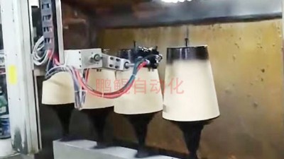 如何使用鹏鲲自动化喷漆机提升金属垃圾桶底漆附着力？