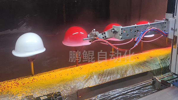 头盔自动喷涂流水线的关键注意事项？鹏鲲小编告诉您