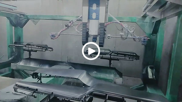 汽车配件8轴喷漆机