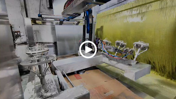 五金脚轮8轴喷漆机