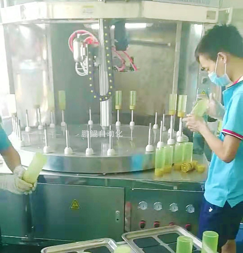 硅胶奶瓶喷漆转盘机