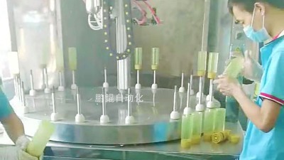 鹏鲲奶瓶喷漆机，人工成本节省50%秘诀！