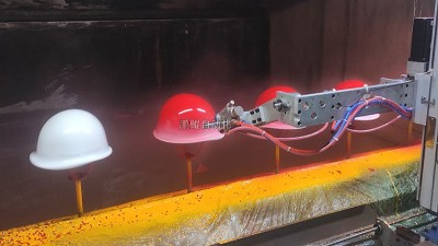 如何实现交期准：鹏鲲安全帽喷涂线的神奇之处