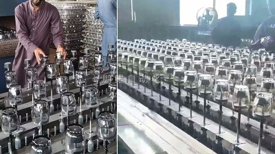 人工喷涂 VS 自动线：玻璃杯企业降本 70% 的真实对比