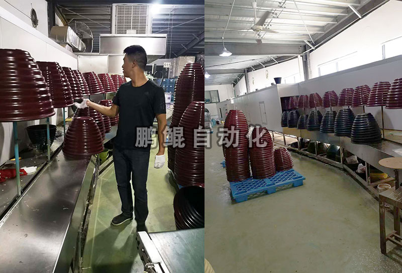 浙江花盆生产现场