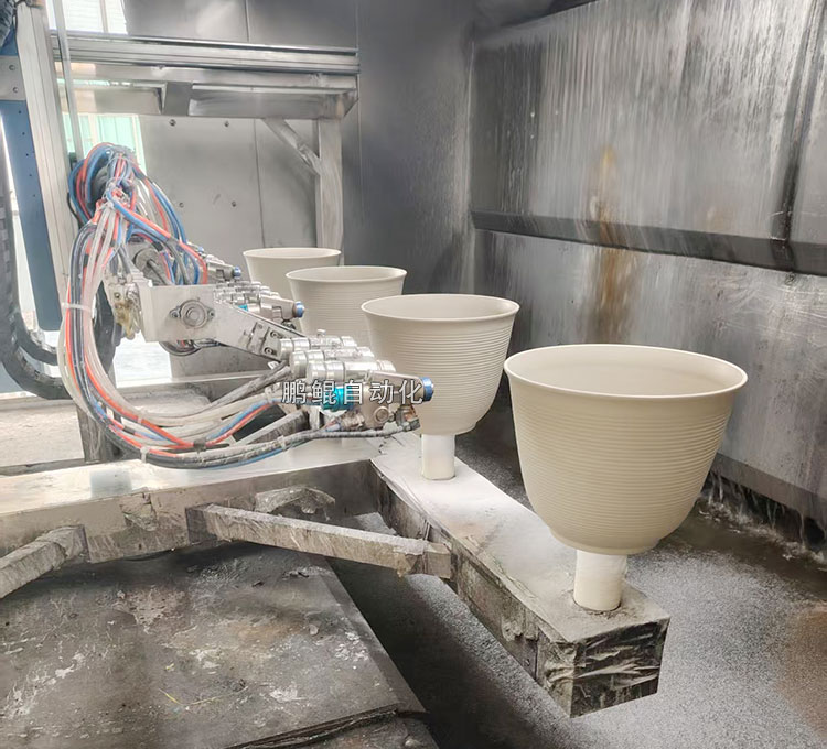 撒点花盆喷漆机