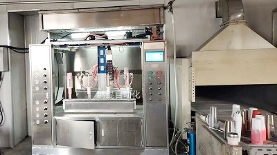 浙江客户为什么复购鹏鲲保温杯喷涂设备？售后和质量是关键