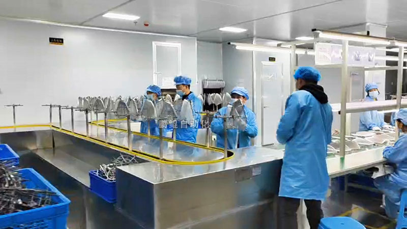 客户现场反馈：汽车喇叭网喷涂线生产效率提升80%