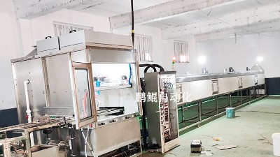 山东五金锯条自动抓取上下料喷烤流水线